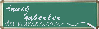 Annik Haberler Visitenkarte
